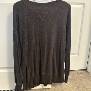 Aerie Deep Brown Knit Sweater